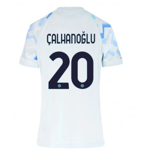 Inter Milan Hakan Calhanoglu #20 Venkovní Dres pro Dámské 2025-26 Krátký Rukáv Inter Milan Hakan Calhanoglu #20 Venkovní Dres pro Dámské 2025-26 Krátký Rukáv